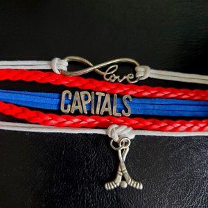 NWOT Washington Capitals Wrap Bracelet